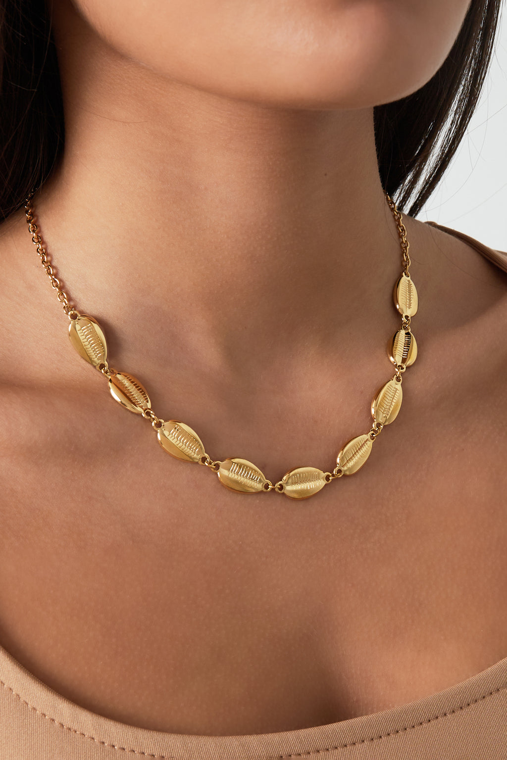 Elegant Oceanic Style Stainless Steel Necklace for Women