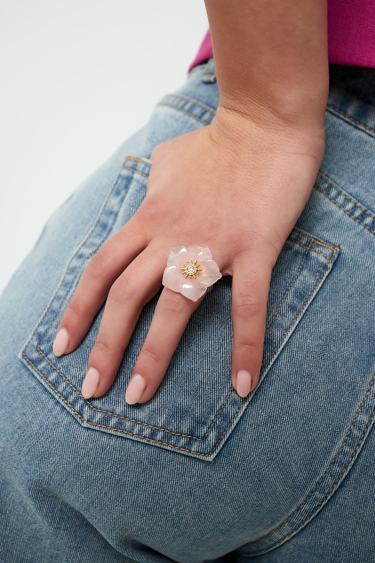 anillo de felicidad floral