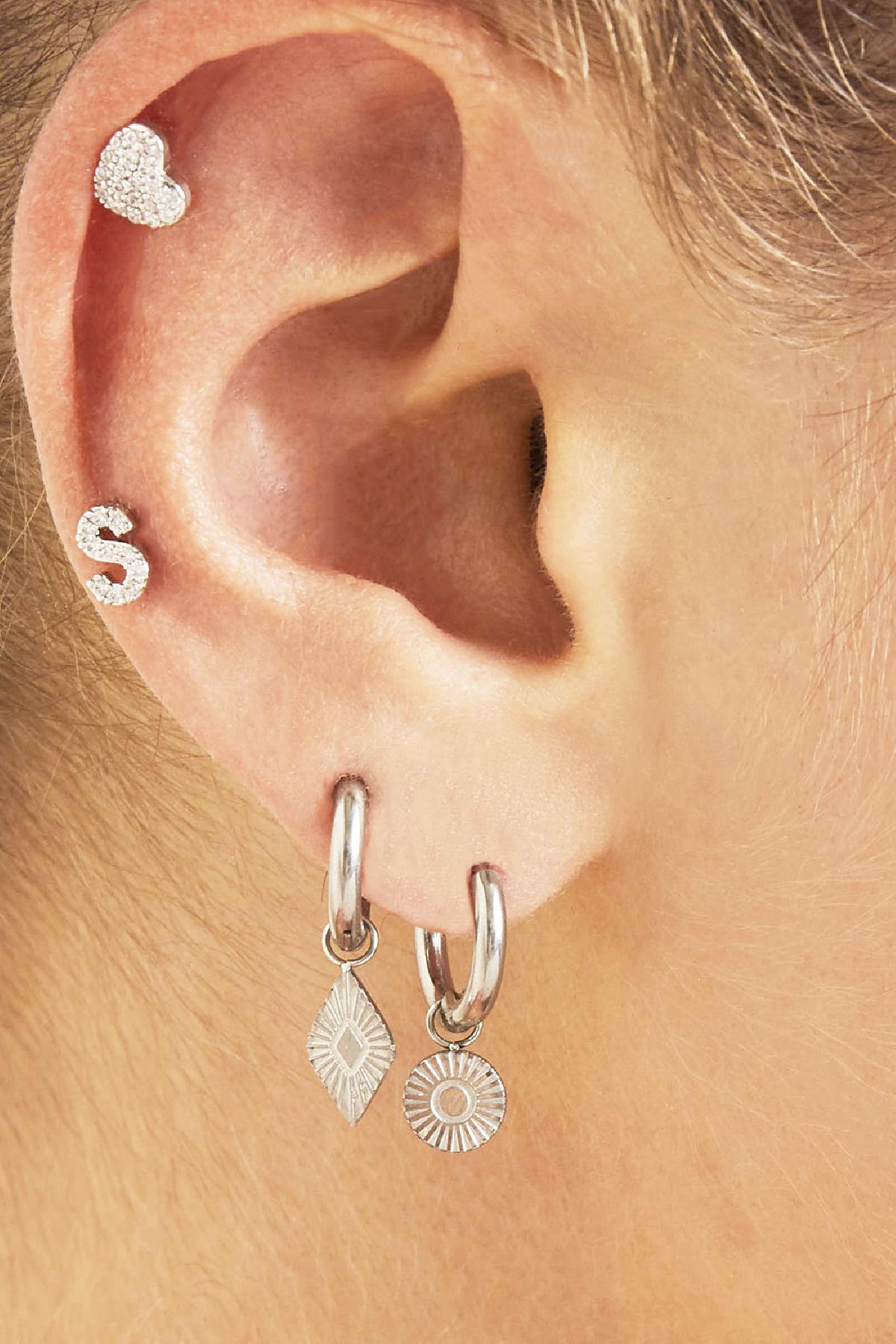 Pendientes Diamond Color dorado Acero inoxidable