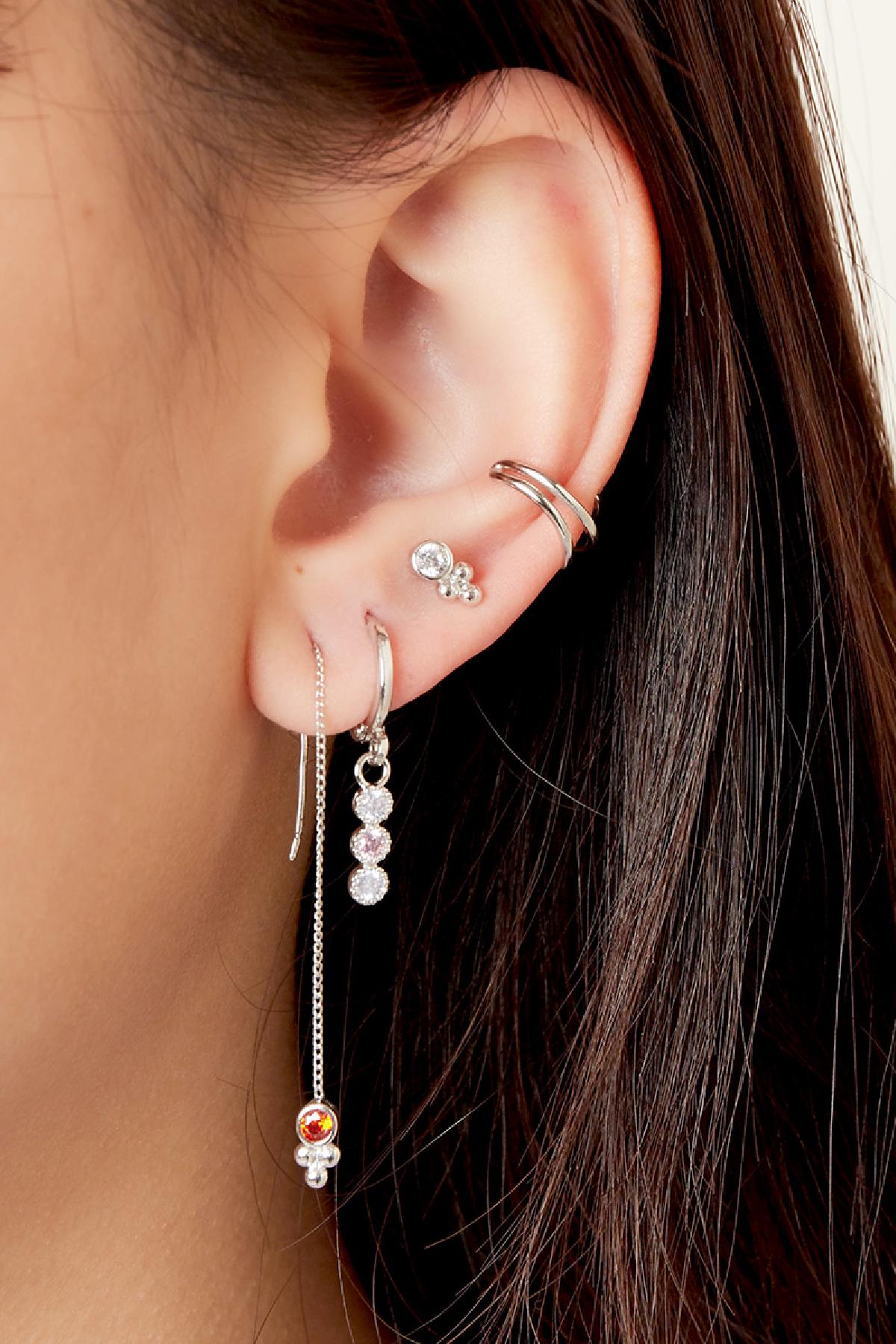 Earcuff Espiral Dorado Color dorado Acero inoxidable