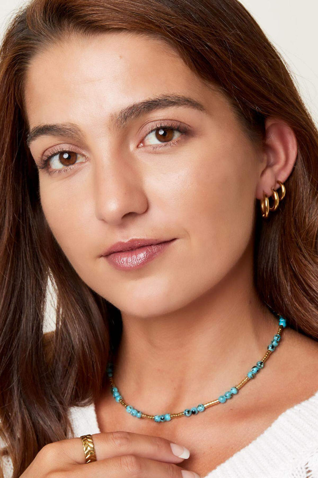 Elegant Minimalist Hoop Earrings - Silver & Gold