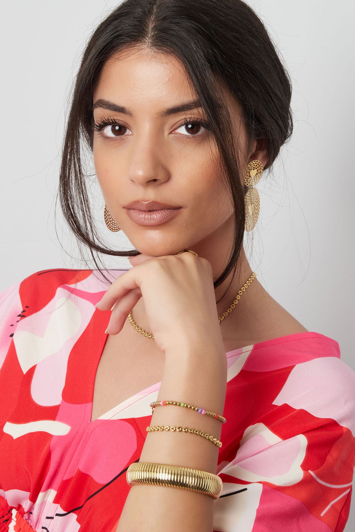 pulsera corazones unidos
