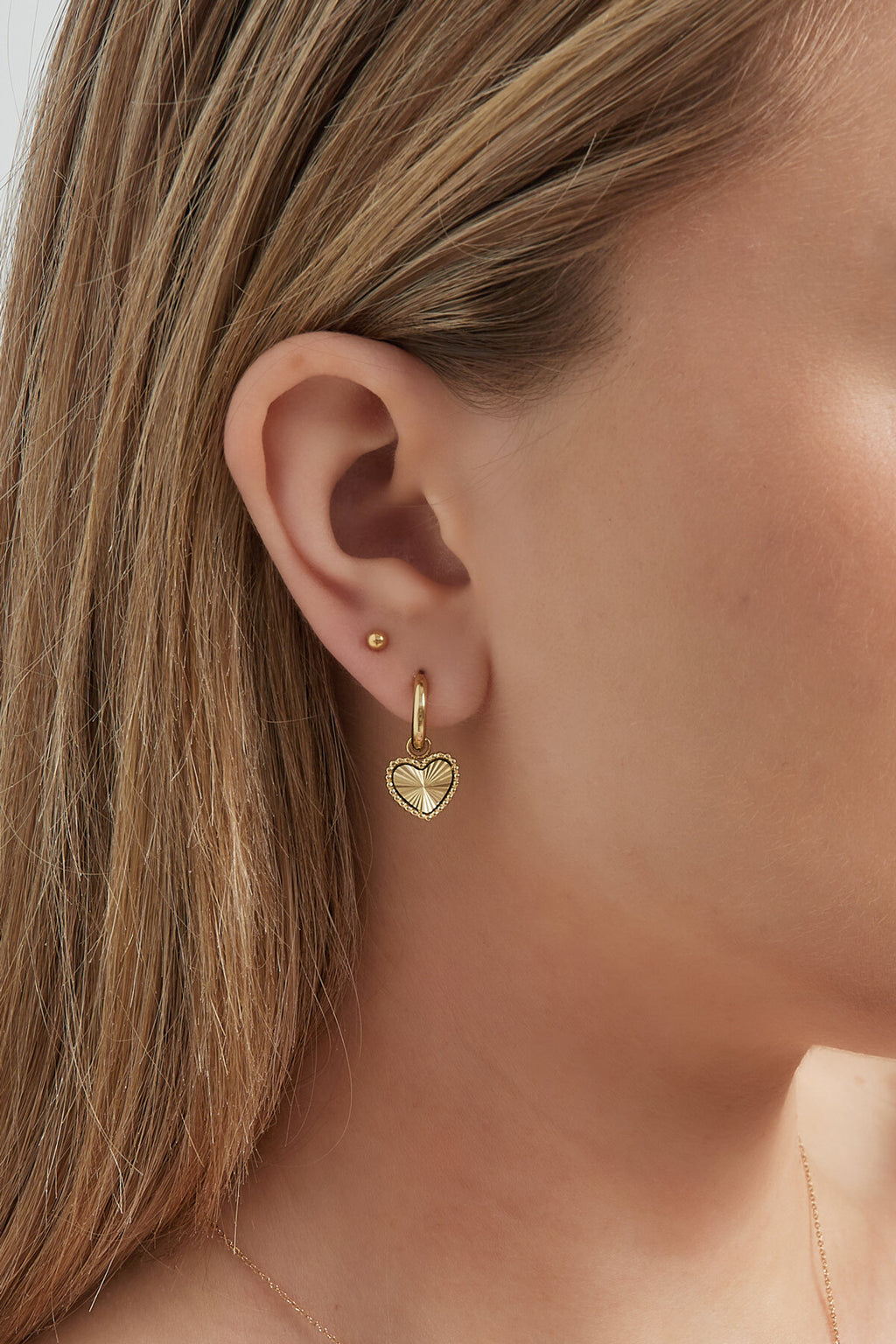 Elegant Heart-Shaped Drop Earrings for Daily Wear