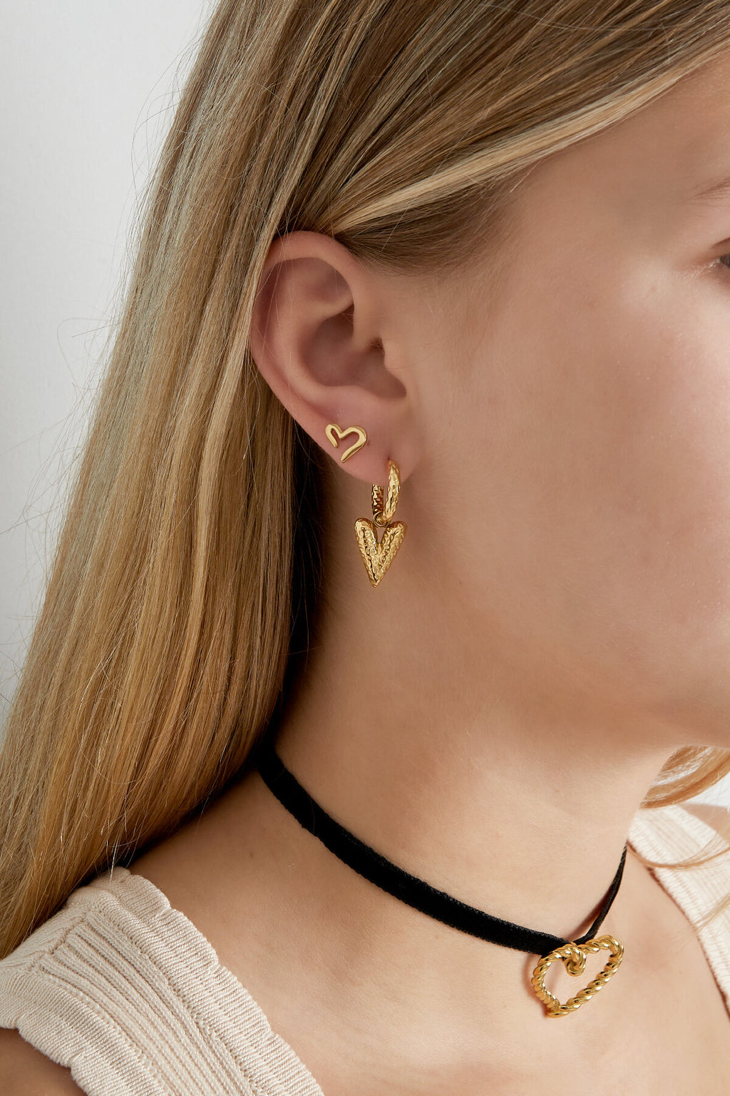 Elegant Mini Heart Stud Earrings for Everyday Wear