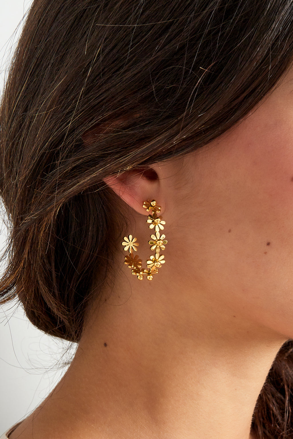 pendientes delicadeza floral