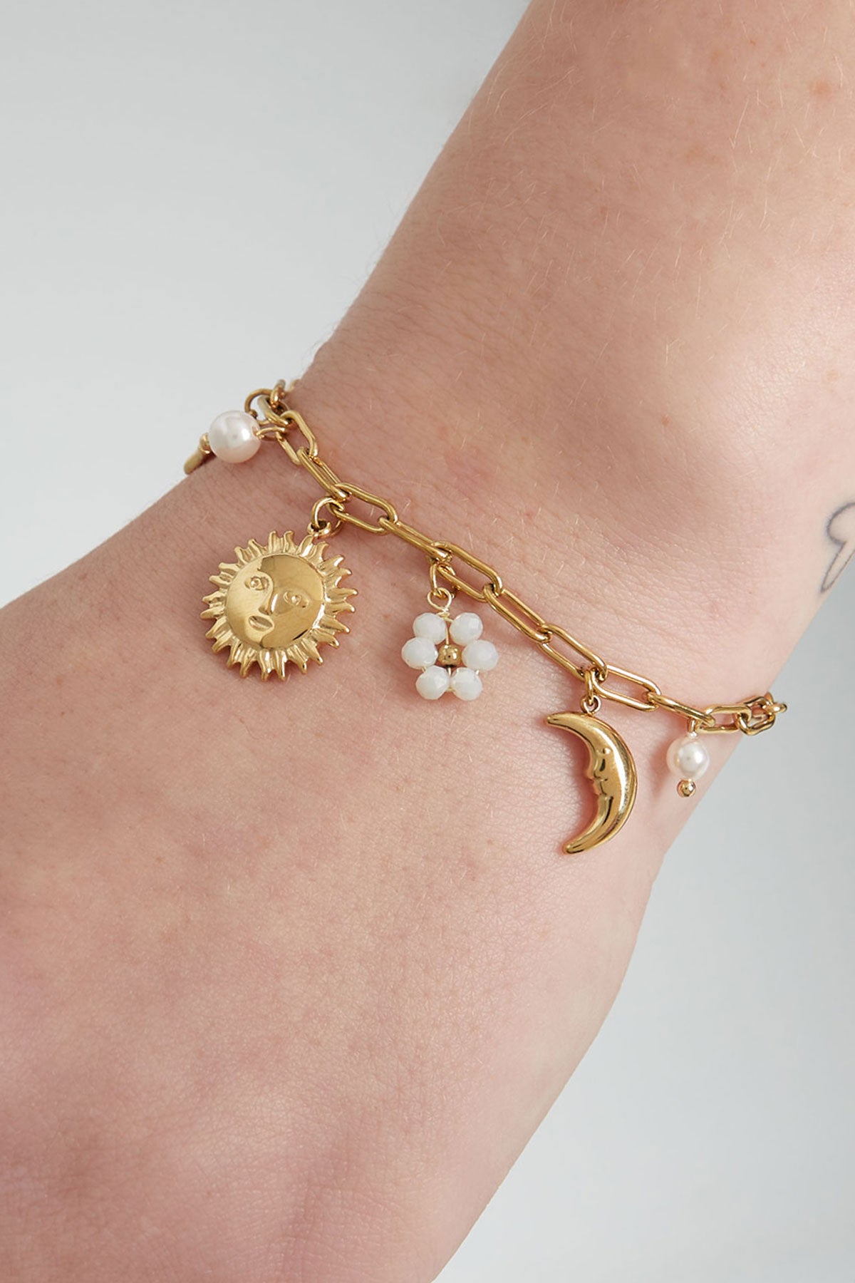 Elegant Charm Bracelets in Silver & Gold