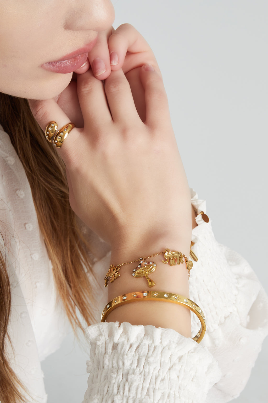 pulsera de charms susurros salvajes
