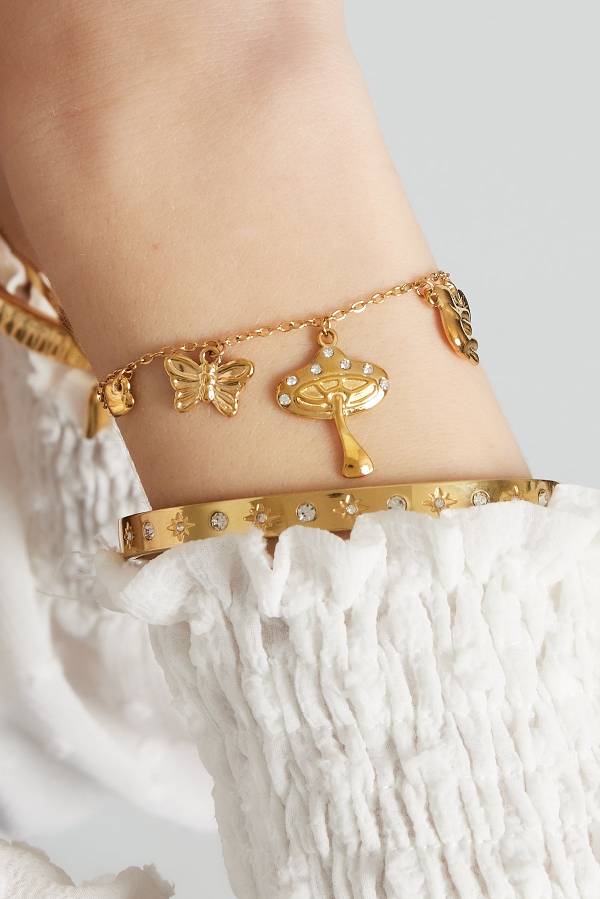 pulsera de charms susurros salvajes