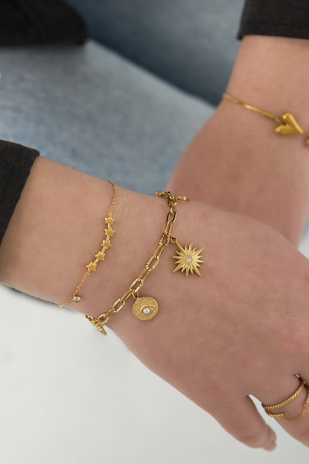 Elegant Silver & Gold Charm Bracelets for Every Occasion