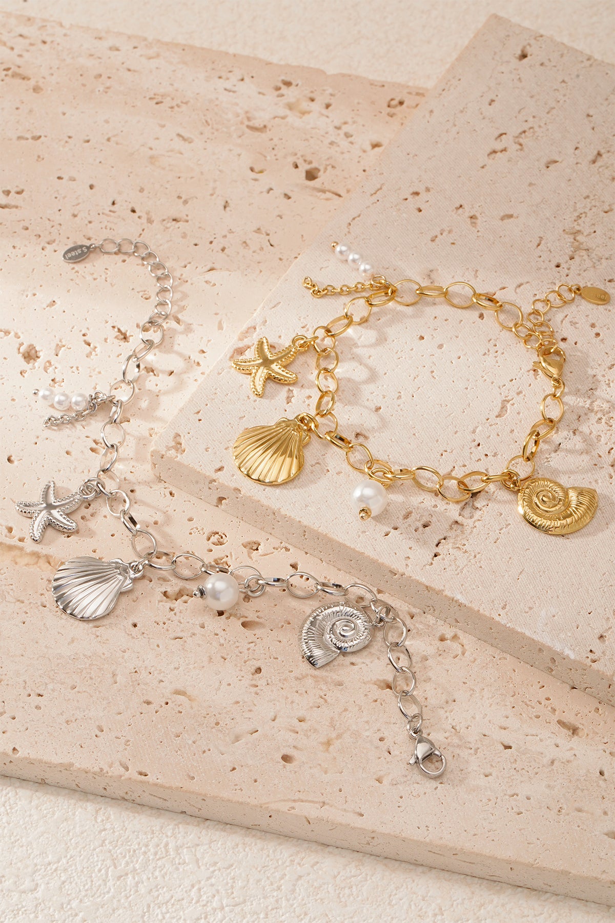 Elegant Oceanic Charm Bracelet for Spring/Summer