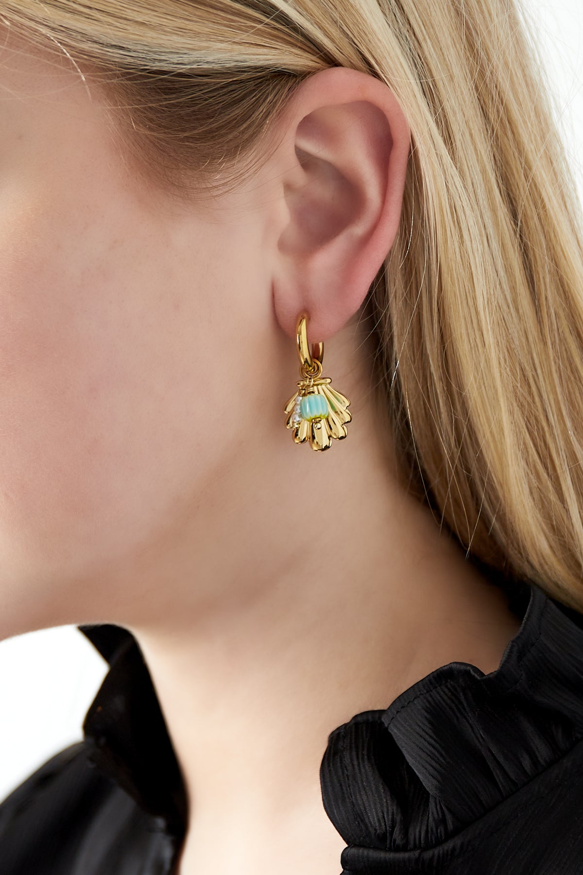 Elegant 14K Gold Plated Drop Earrings for Women