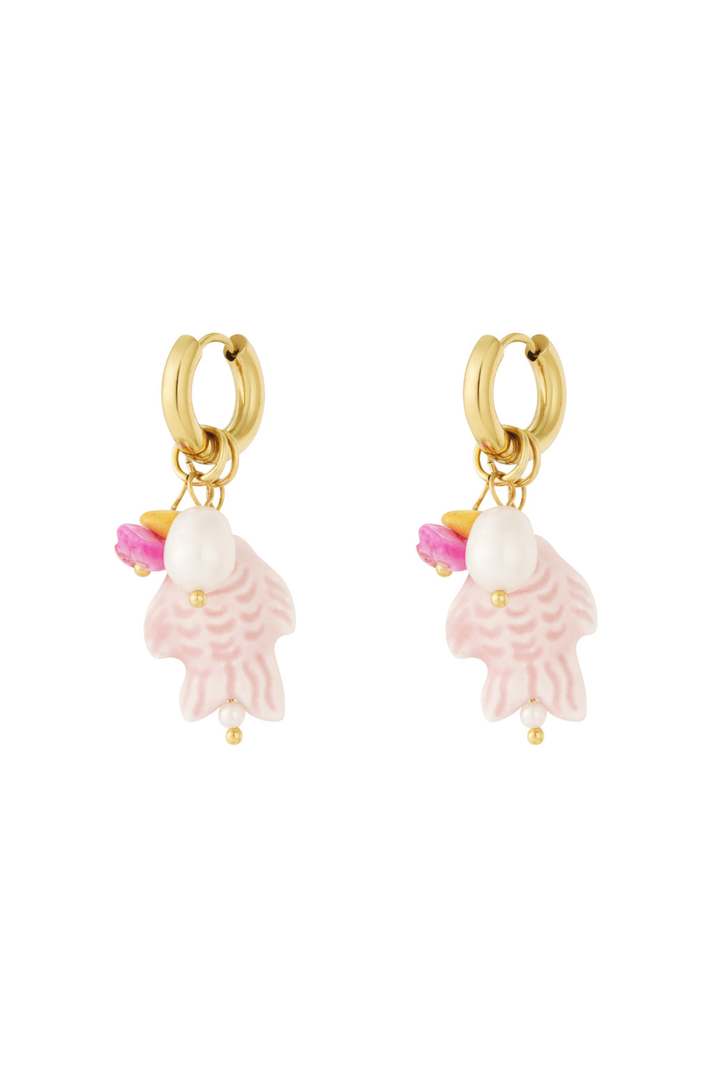 Stylish Stainless Steel Drop Earrings for Spring/Summer