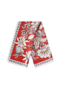 Stylish Orange & Red Summer Scarf for Women