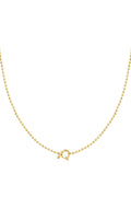 Stylish Gold Stainless Steel Short Necklace for Daily Wear