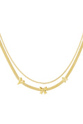 Elegant Multi-Layered Heart Necklace for Everyday Glam