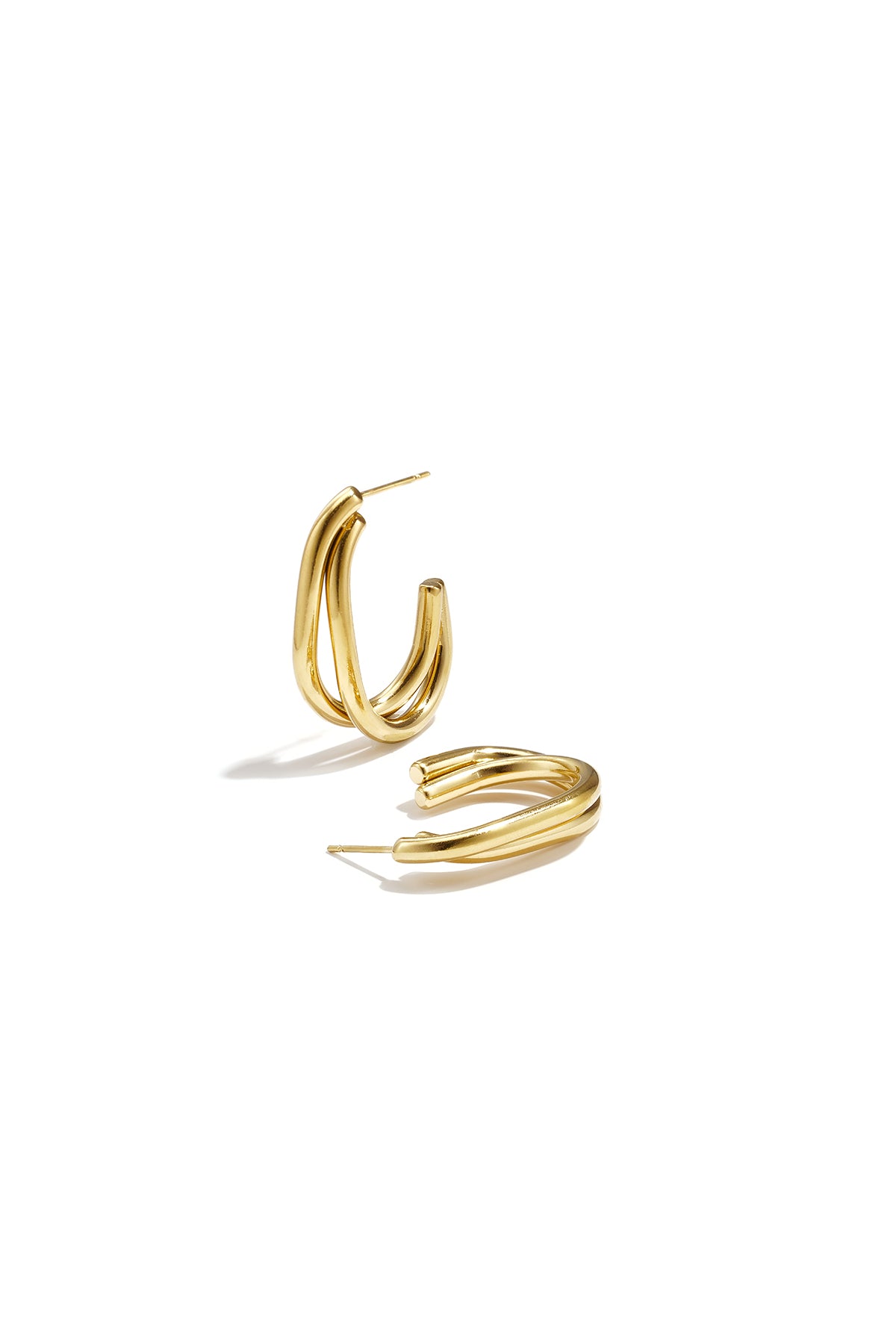 Pendientes de aro de acero inoxidable Circle Simple Daily Simple Series Joyería para mujer