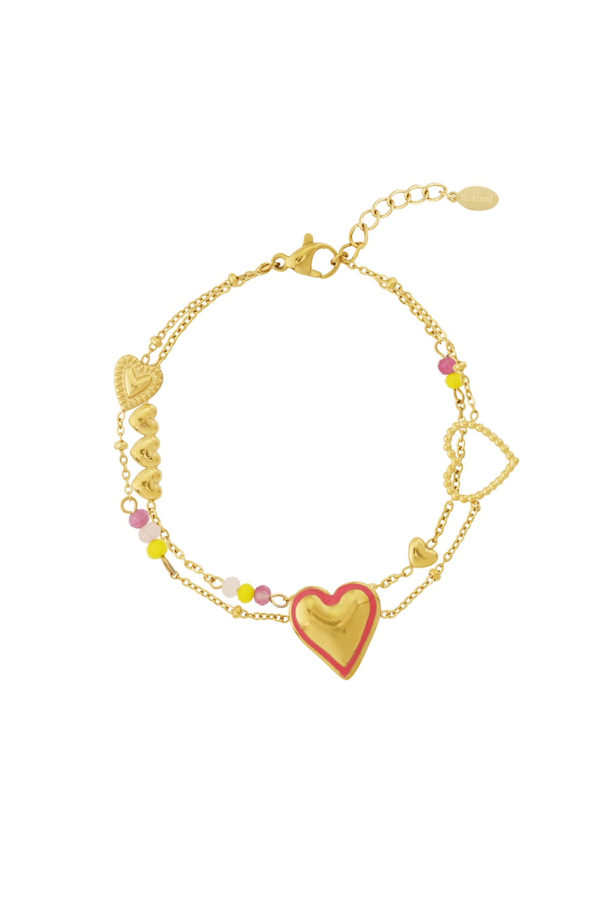 Pulsera de lazo de amor
