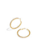 Elegant Zircon Party Earrings, Luxurious Silver & Gold