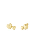 Charming Heart-Shaped Stud Earrings for Everyday Wear
