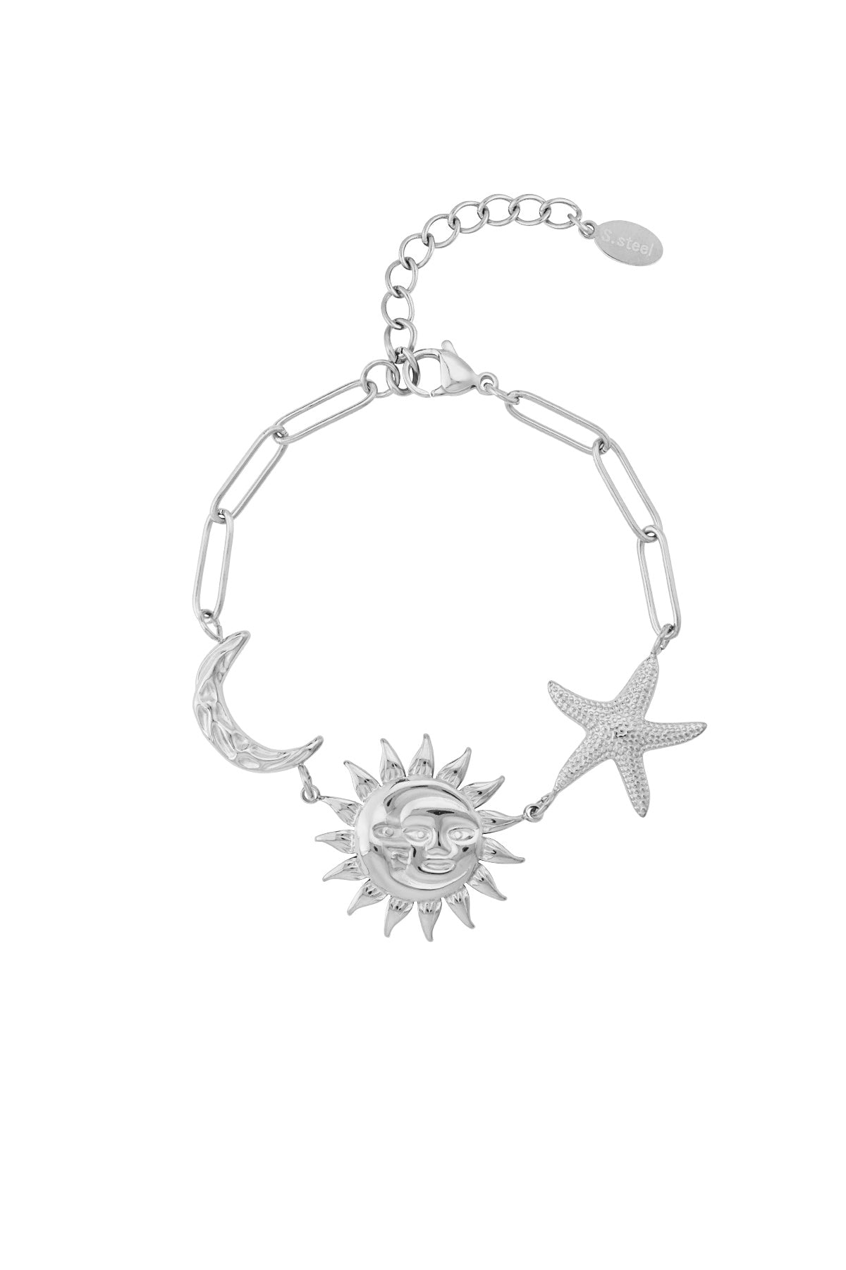 Elegant 14K Gold Plated Charm Bracelet for Women