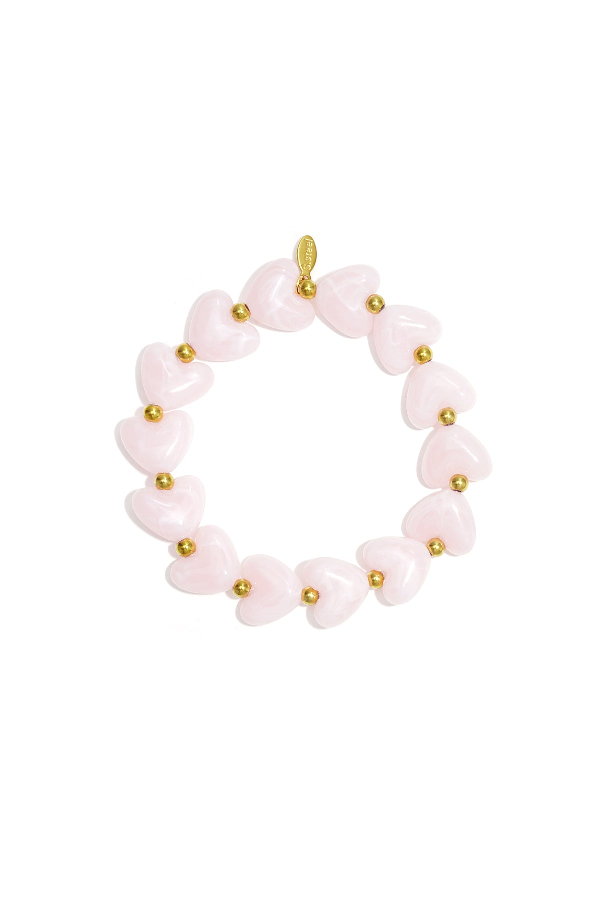 Pulsera de cuentas corazón