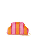 Trendy Rose Red Trapezoid Crossbody Bag for Spring/Summer