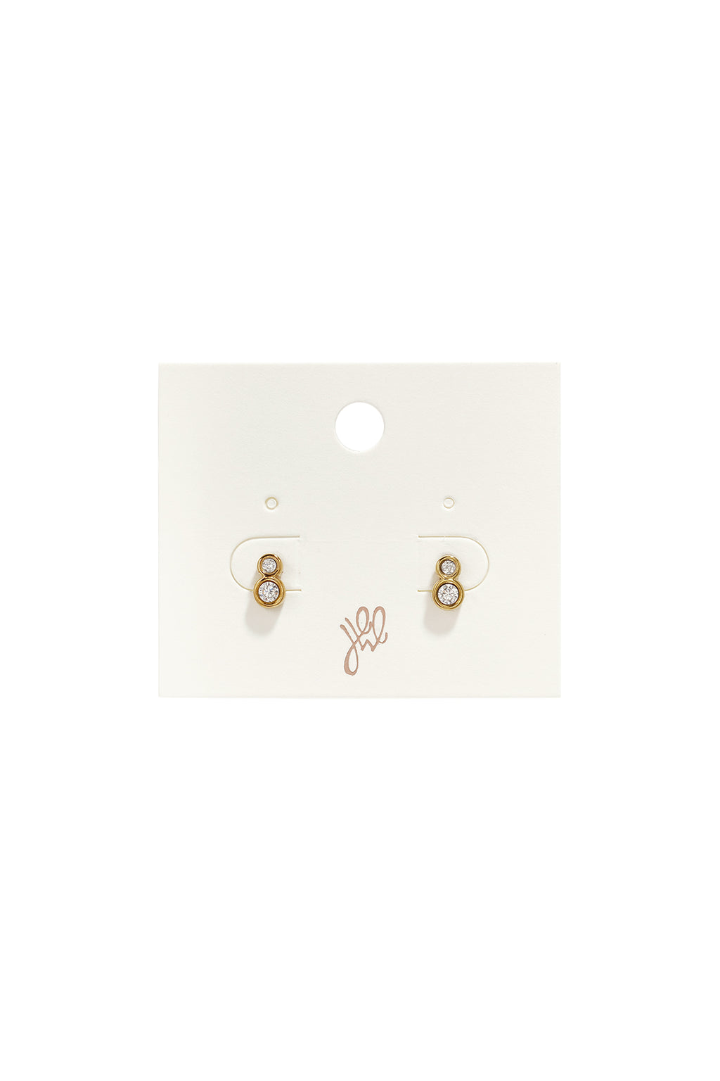 Pendientes de botón de acero inoxidable, círculo, sencillos, de la serie Daily Simple, joyería para mujer