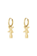 Elegant Silver & Gold Drop Earrings for Women