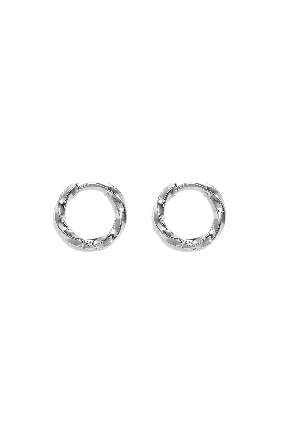 Conjunto de pendientes de acero inoxidable Circle Simple Daily Simple Series Joyería para mujer