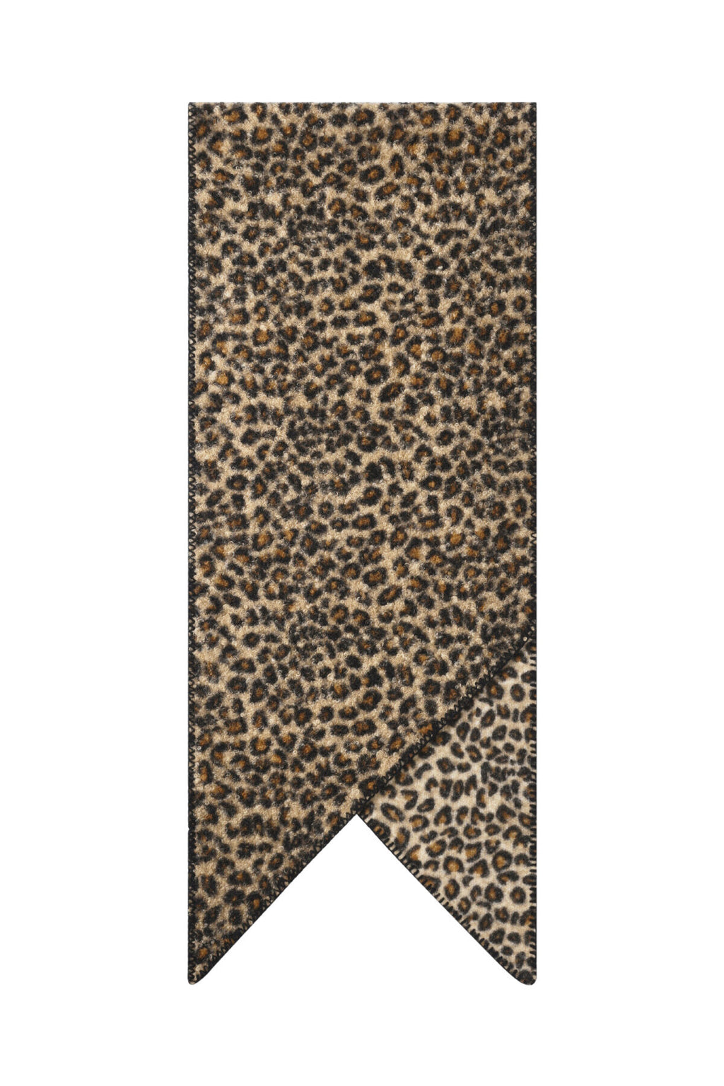 Stylish Khaki and Camel Leopard Print Winter Scarf for Women