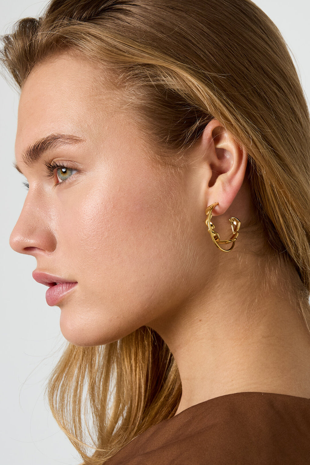 Stylish Stainless Steel Hoop Earrings for Women