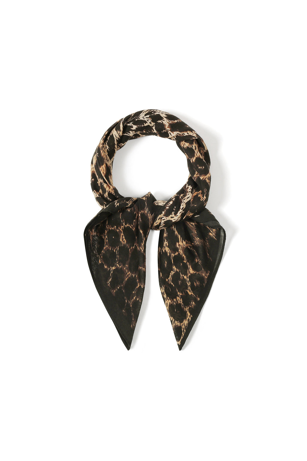 Bufandas de verano con estampado de leopardo, de algodón sencillo, accesorios para el día a día.
