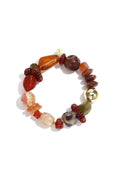 Pulseras de cuentas acrílicas de forma irregular, sencillas, de la serie Simple Daily, joyería para mujer
