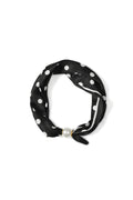 Bufandas de verano con lunares, sencillas, de poliéster, accesorios para el día a día.