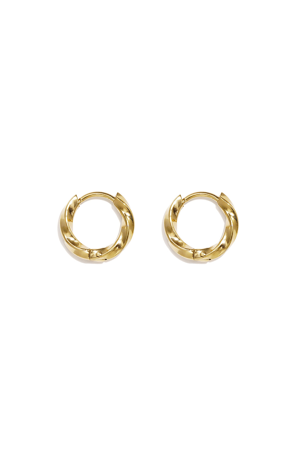 Conjunto de pendientes de acero inoxidable Circle Simple Daily Simple Series Joyería para mujer