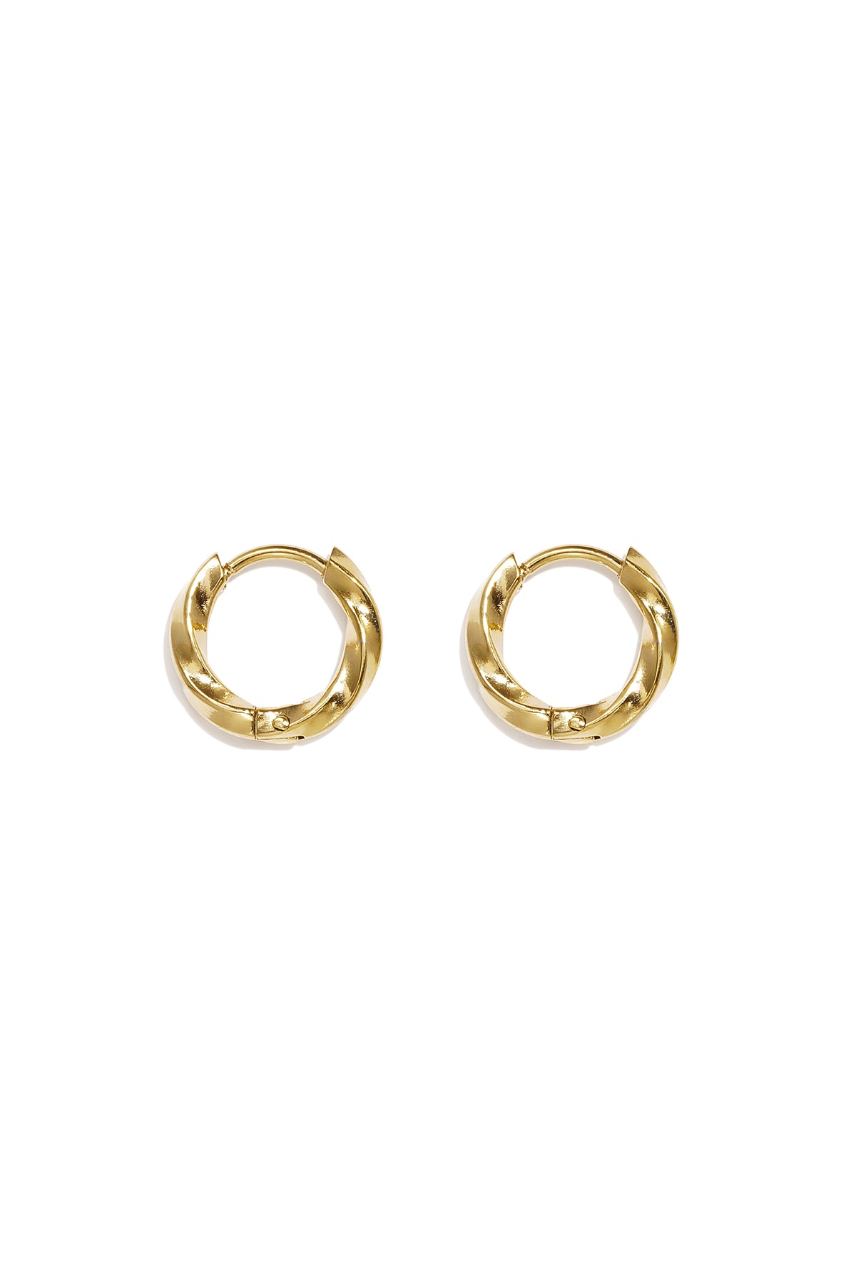 Conjunto de pendientes de acero inoxidable Circle Simple Daily Simple Series Joyería para mujer