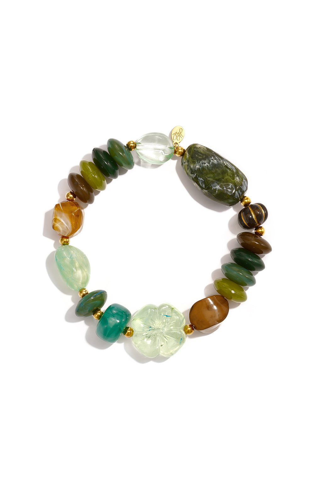 Pulseras de cuentas acrílicas, estilo casual y sencillo para uso diario, joyería para mujer.