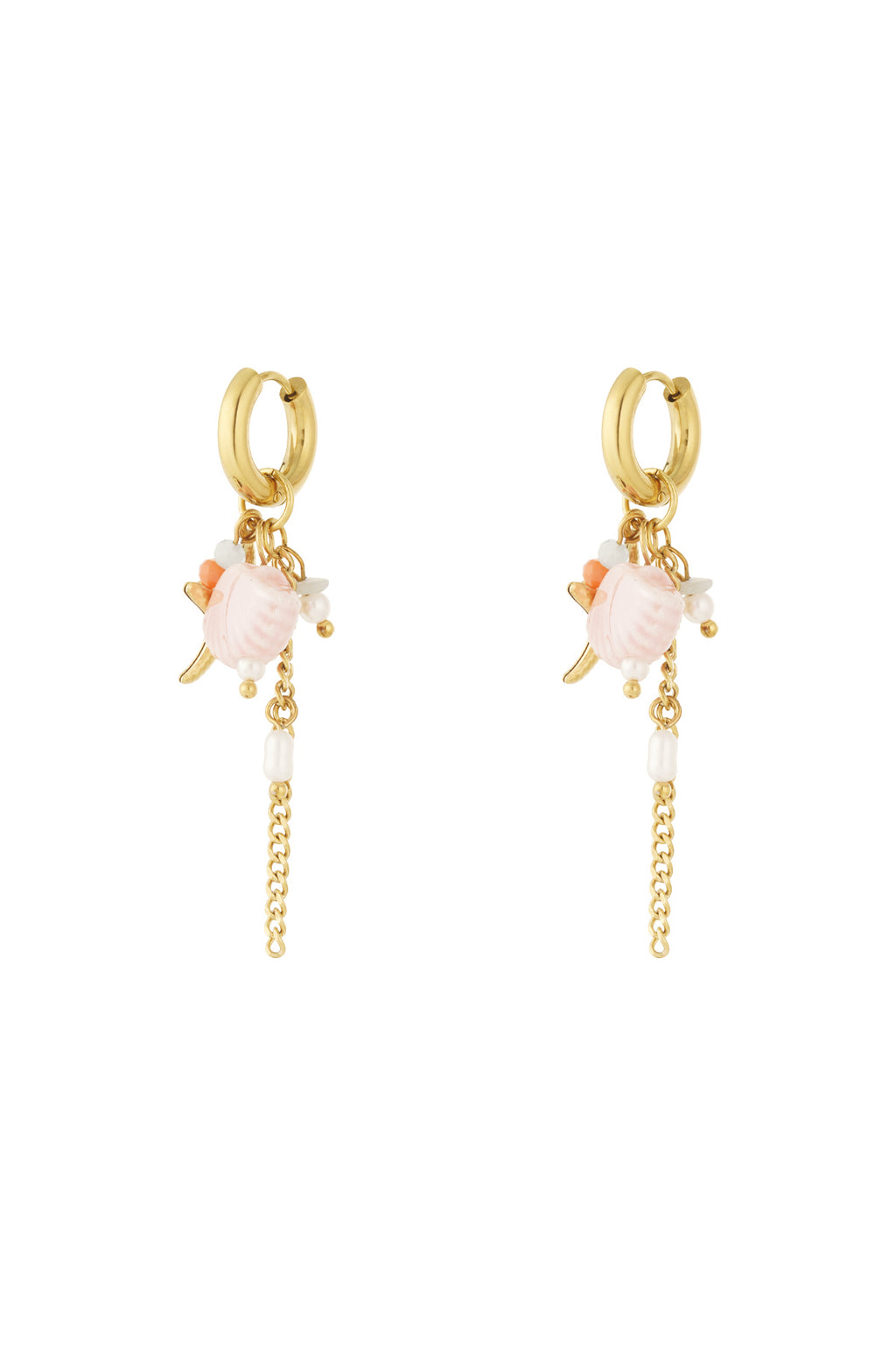 Elegant Gold Drop Earrings for Spring/Summer