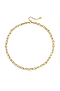 Collares de cadena de acero inoxidable con forma geométrica, sencillos, de la serie Daily Simple, joyería para mujer.