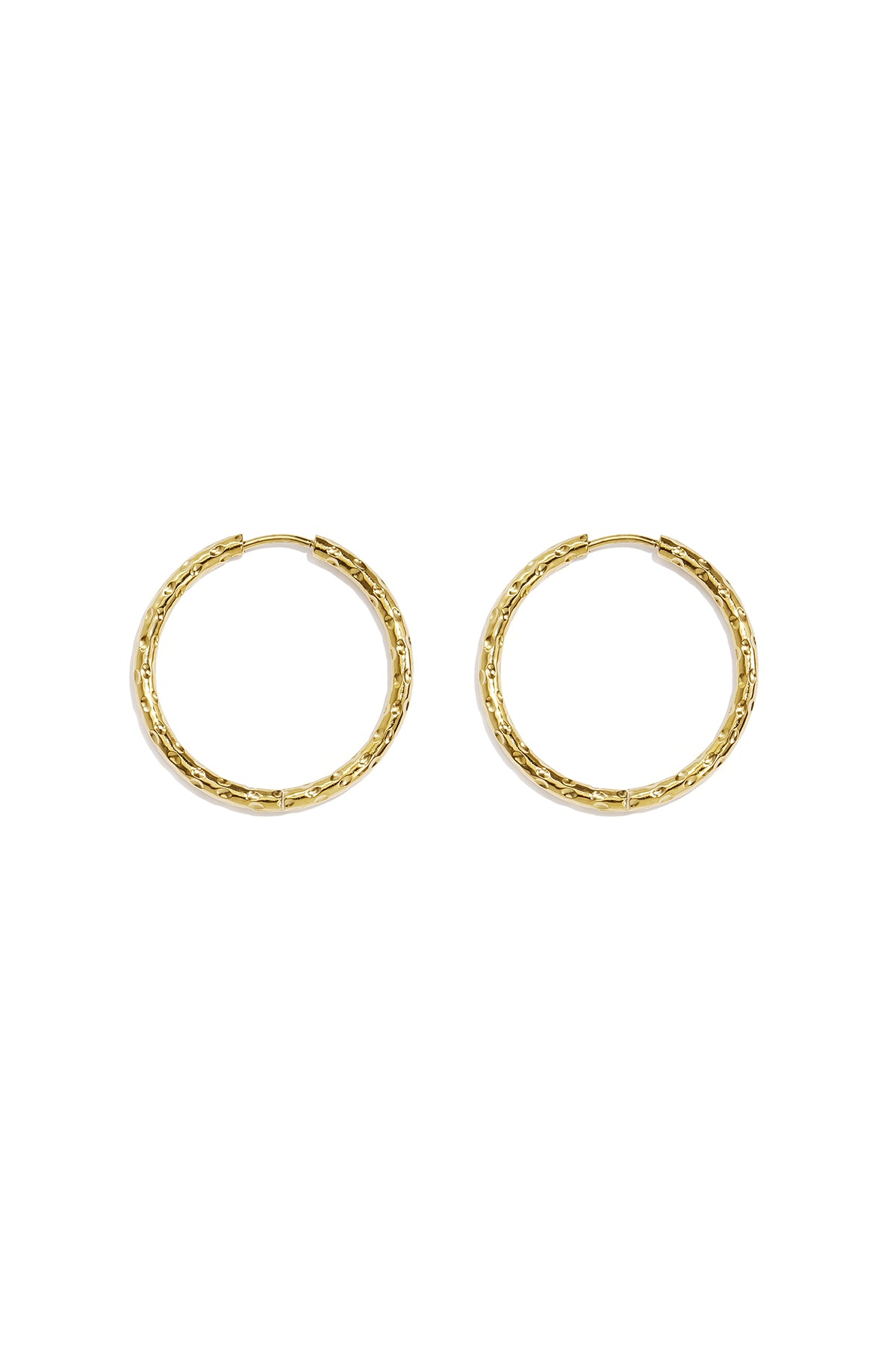 Pendientes de aro de acero inoxidable Circle Simple Daily Simple Series Joyería para mujer