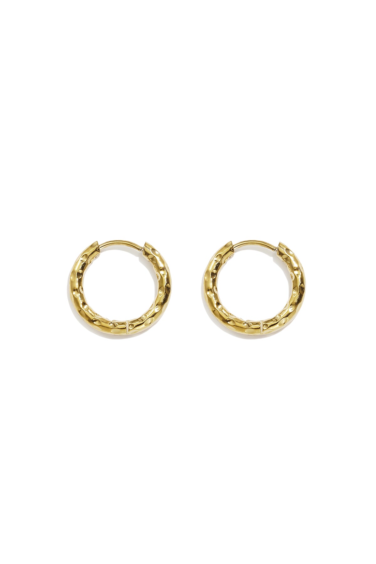 Pendientes de aro de acero inoxidable Circle Simple Daily Simple Series Joyería para mujer