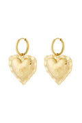 Pendientes colgantes con forma de corazón