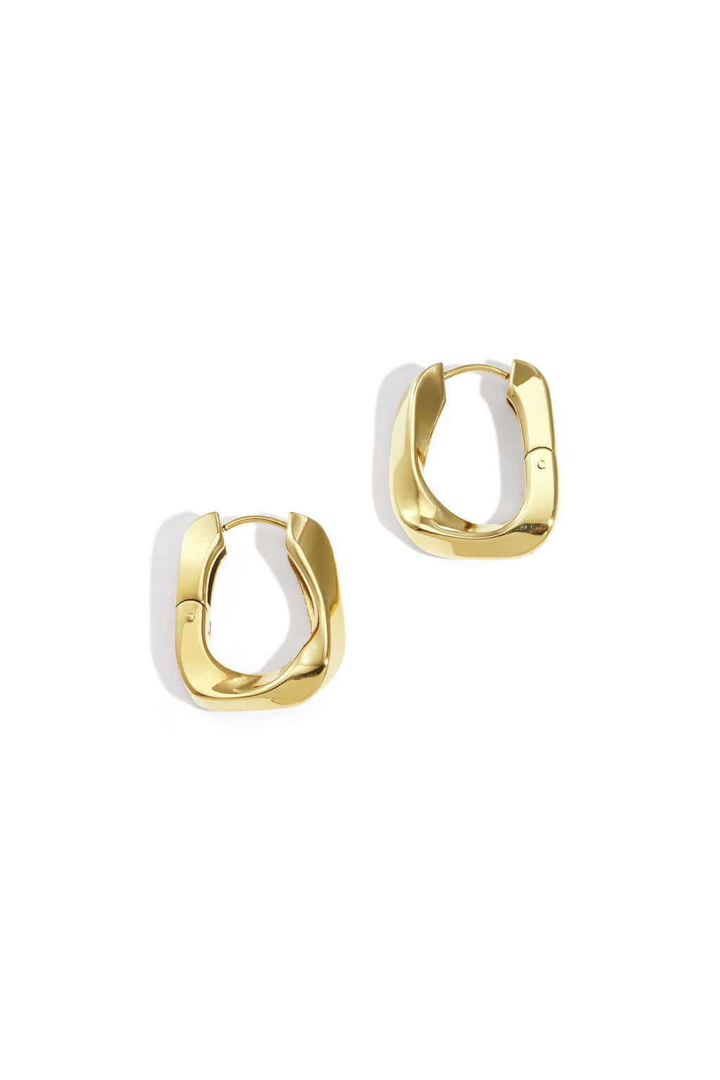 Stylish Stainless Steel Hoop Earrings - Simple & Casual
