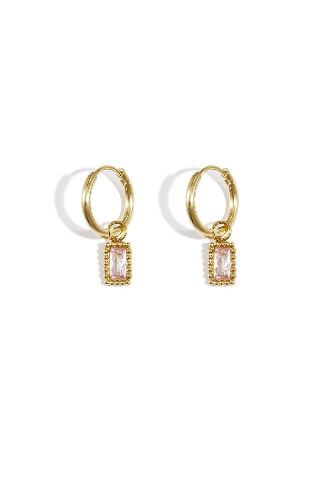 Stylish Pink & Green Drop Earrings for Spring
