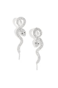 Elegant Snake Statement Earrings for Christmas