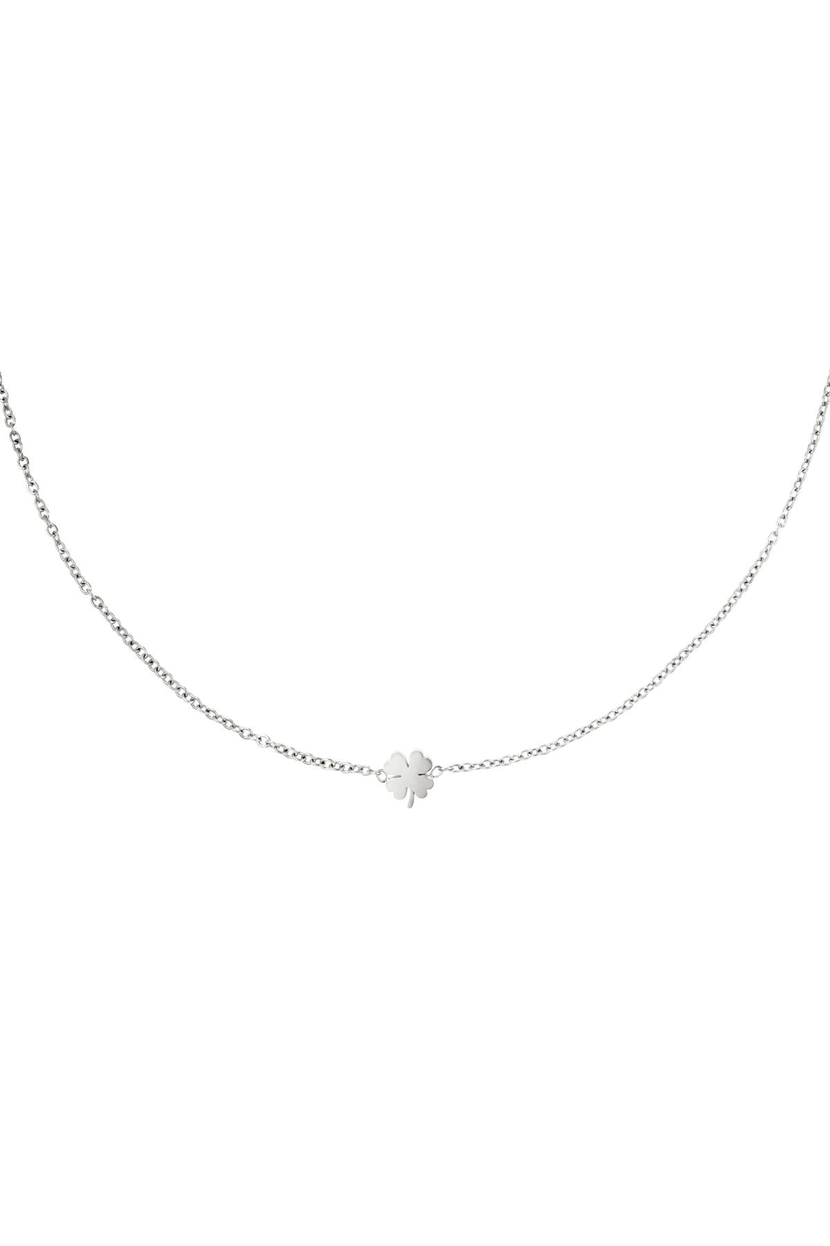 trébol de collar de acero inoxidable 
