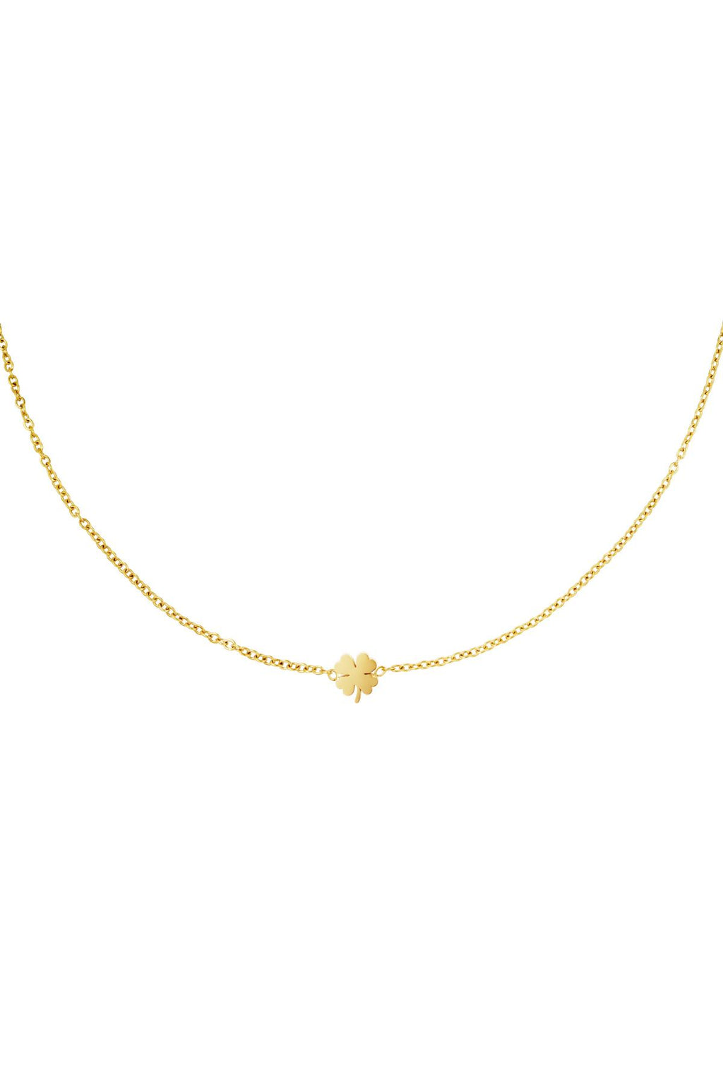 trébol de collar de acero inoxidable 