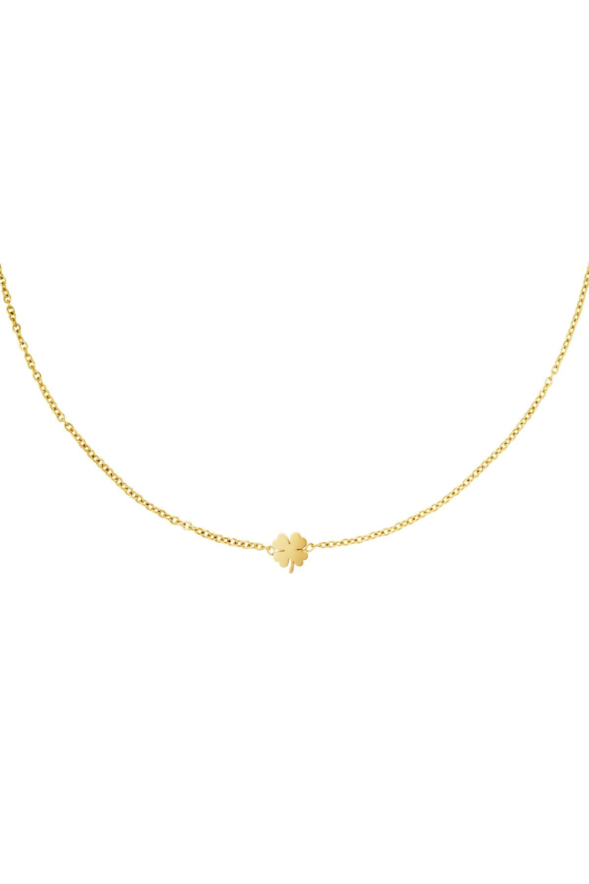 trébol de collar de acero inoxidable 
