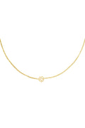 Collar trébol abierto Color dorado Acero inoxidable