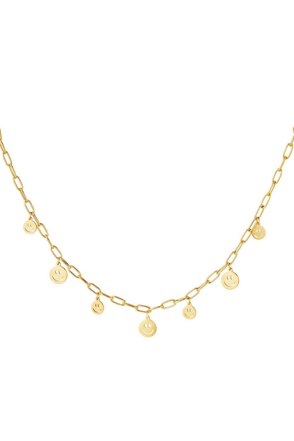 Elegant Stainless Steel Pendant Necklace - Silver & Gold
